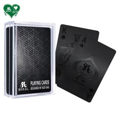 China Plastic Midnight Geometric Playing Cards for sale