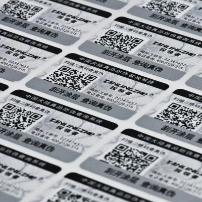 China Waterproof printing sticker paper qr labels roll custom custom printing sticker sheet vinyl stickers for sale