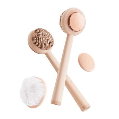 China Professional Hot Cleaning+Scrub+Massaging 2021 New Technology Items Silicone Massage Bath Brush New for sale