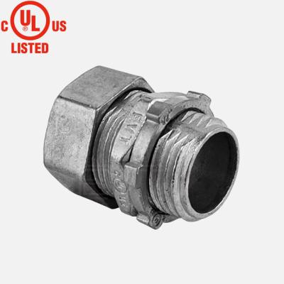 China EMT Conduit Zinc EMT Compression Connector for sale