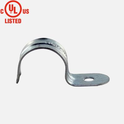 China Steel 1 Hole EMT Conduit Strap for sale