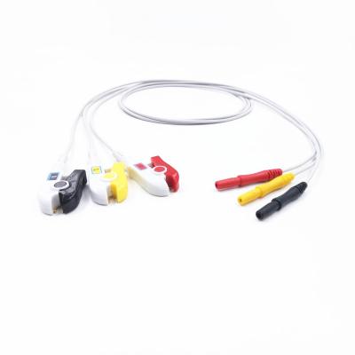 China Compatible medical mechine din ecg leads for sale