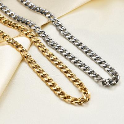 China FASHIONABLE stainless steel European and American NK men's popular rough stainless steel sweater chain 6mm necklace for sale