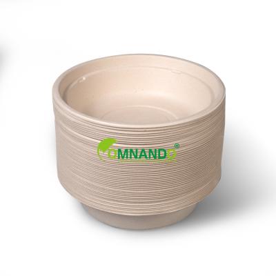 China 2022 Hot Sale 12oz PVC Disposable Bowl 100% Bagasse Ramen Container Food Disposable Biodegradable Bowl for sale