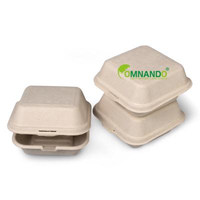 China Disposable Clamshell Cane Syrup Packaging Boxes Disposable Tableware Cans For Food for sale