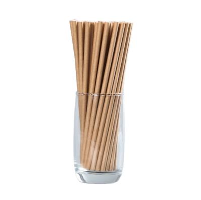 China Eco Friendly Pure Color Disposable Paper Straw Manufacturer Biodegradable Straw Straw For Drinking for sale