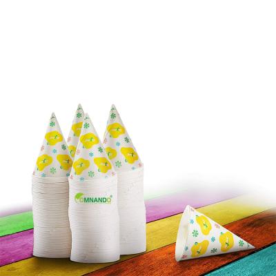 China Food Grade Disposable Paper Muffin Cone Paper Sleeves Cone Cup Ice Cream Paper Cup for sale