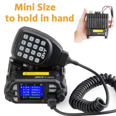 China CTCSS/DCS code dual band radio 25w lcd display KT-8900D small big for sale