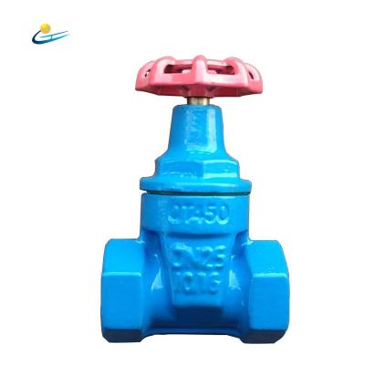 China General Cast Iron Wire End Stem Seal Ductile Soft Non Rising Gate Valve for sale