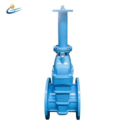 China General AWWA QT500 DN100 Soft Seated Gate Valve With Top Flange for sale