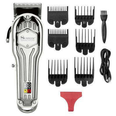 China Car Men's Hair Clippers Tie Hair Trimmer Quality Men's Hair Clippers AC Motor Cordless Electric Hair Cutting Machine for sale