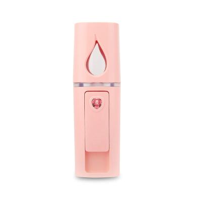 China Hotel Mini Facial Steamer Face Mist Sprayer USB Mini Handy Mist Sprayer USB Rechargeable Nano Facial Mister For Daily for sale