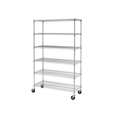 China Anti-Static Esd Wire Shelving Rack Trolley Esd Smt Coil Storage Cart Chrome Plated Steel Or Stainless Steel Platform Quad Anti-Static for sale