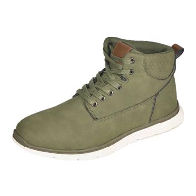 China Green Shoes Men Custom Made High Top Casual Sneakers Fashion Trend Lace Up Shoes for sale