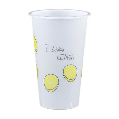 China Disposable eco friendly wholesale custom logo printed 12 16 24 oz disposable plastic PET beverage bubble boba milktea cups with lids for sale