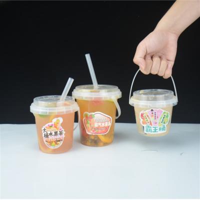 China Disposable Eco Friendly Factory Customized Logo Cups With Lids Disposable Juice Coffee Tea Cup 16oz 350ml Clear Bubble PET Takeout Plastic Cup for sale