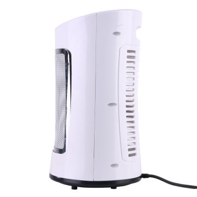 China 2020 Hotel Mini Portable Easy Home Electric 1600W PTC Stand Fan Shape Ceramic Heater for sale