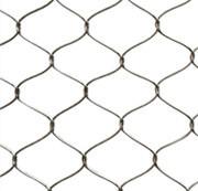 China Flexible Stainless Steel Cable Mesh , Stainless Steel Aviary Mesh For Bird Zoo Fence for sale