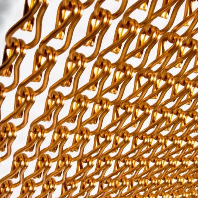 China Rust Resistant Aluminium Chain Curtain Lightweight for interior / exterior for sale