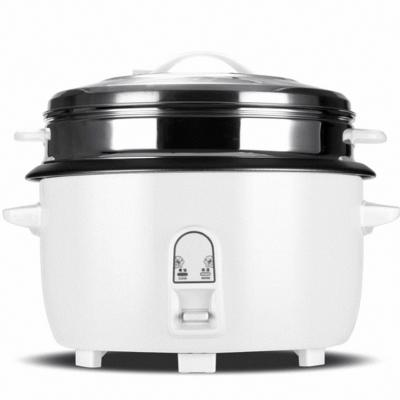 China Fast Cooking New Type Glass Lid 10kg 20 Liter Industrial Steam Rice Cooker for sale