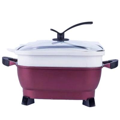 China Hotel High Quality 1200 Watt Electric Grill Pan Cooker for sale