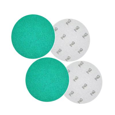 China Customized 5inch 125mm No Hole Zirconia Film Discs/Sand Abrasive Sanding Paper For Polishing Tools SG380 for sale