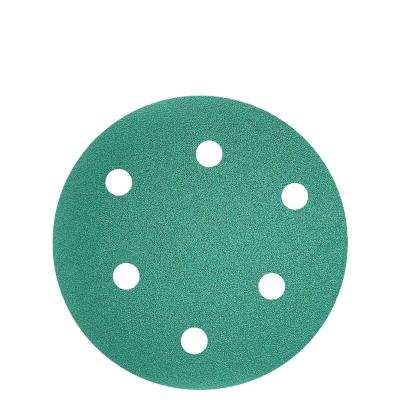 China Factory Supply 5inch 125mm 6holes Abrasive Sanding Discs / Sand Paper For Polishing Tools SG380 for sale