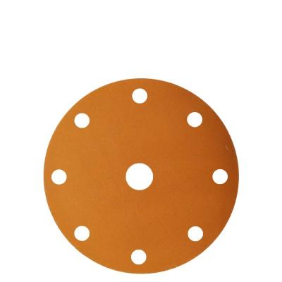 China Sanding Metal Factory Supply Automotive SABER 6inch150mm Hard Orange Paper Sanding Disc Sanding All Auto Parts for sale