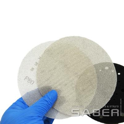 China Factory Supply SK Disc 5inch 6inch Polishing Net Abrsive Sandpaper Sandpaper For Car Wood Paint Polishing Mesh for sale