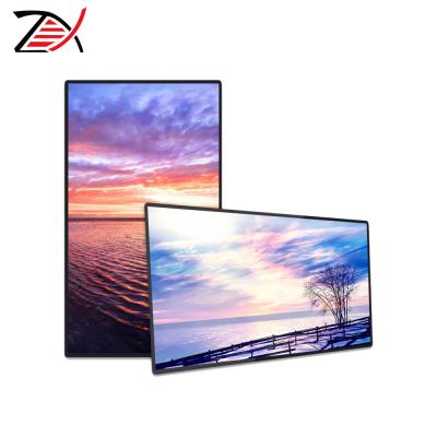 China Indoor 55 65 Inch Touch Screen Android HD Indoor Wall Mounted Monitor Advertising Display Multimedia LCD Kiosk Digital Signage for sale