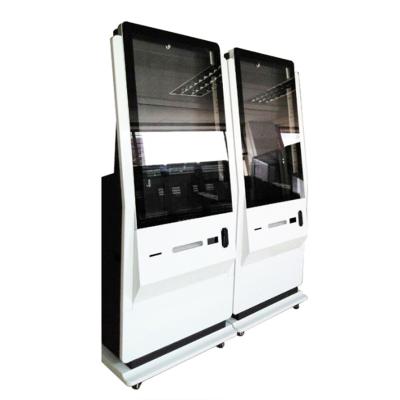 China SDK 1.37MS Response Time DC 110-240V All In One 27 Inch Touch Screen Self Service Printing Kiosk for sale