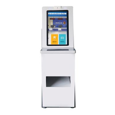 China Bank 19 22 Inch Bill Printer Card Vending Machine Accepting Self Service Kiosk ATM For Bank for sale