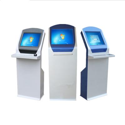 China 21.5 Inch Self Service Thermal Bill Payment Solution Kiosk China Indoor OEM 19 Printing Signage Kiosk Digital Touch Screen Inquiring Machine for sale