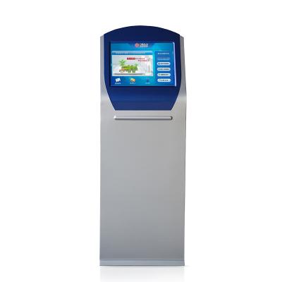 China Best Price 19 Kiosk Customized Enclosure Indoor Kiosk One Tone Payment Capacitive Interactive Touch Screen Queue Self Service Inquiry for sale