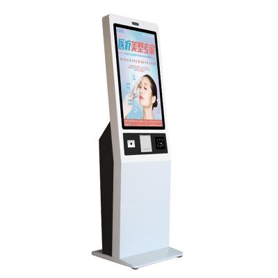 China Indoor Payment Solution Kiosk 32 43 Inch Android Face Recognition Touch Screen System Digital Signage Totem ATMs Kiosk Ticketing Bill Payment Kiosk for sale