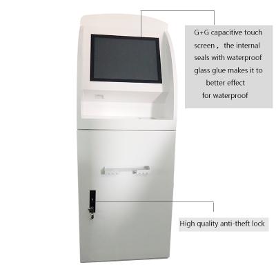 China New Free Standing Solution Payment Digital Signage Outdoor Kiosk Indoor Design Card Publishing QR Reader Code Self Service Kiosk ATM Machine for sale