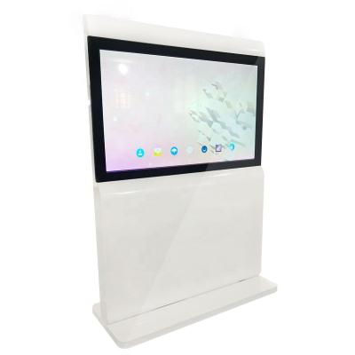 China Indoor OEM 43 55 Inch Floor Standing Multi Point Infrared Touch Screen Digital Touch Screen Kiosk for sale