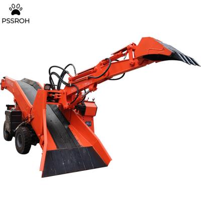 China Construction worksÂ   Small Construction Wheel Loader, Grilled Slag Machine, Mucking Loader For Mining Factory Tunnel Mining for sale