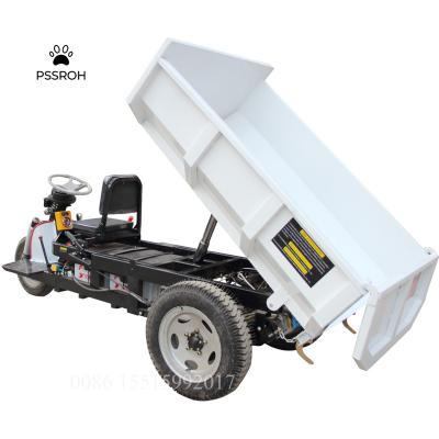 China Building material shops hot sale electric dumper 1 ton, mini electric dumper China, environmental dumper delivery to Peru for sale