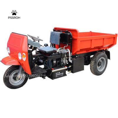 China Home use 2 y 3 ton powerful small truck diesel dumper mining dumper, mini diesel dumper tipper tricycle for sale for sale