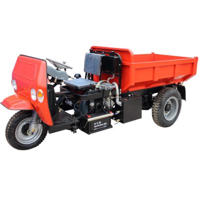 China Home use LK270D mini diesel dumper with diesel engine , tracked dumper tricycle 2 ton for sale