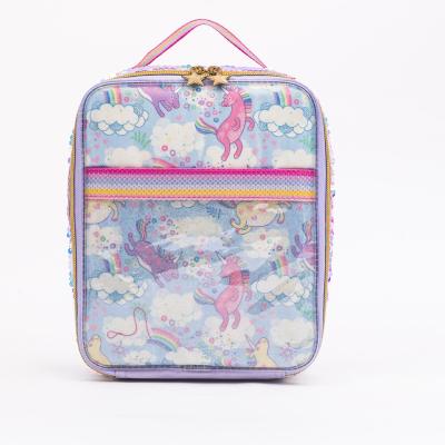 China Designer Insulated Girls Lunch Tote Bag Cartoon Thermal Lunch Customized Customized Insulated Cooler Bag For Picnic for sale