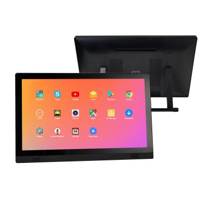 China Android 11.0 RK3568 4GB 16GB/32GB 15.6 inch Signage Tablet with Condenser Microphone and 2*3W Speakers for sale