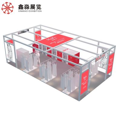 China Aluminum modular automatic magazine, quick assemble temporary magazine, tension fabric durable long time use show rack 1.1*2.2M or customzied for sale