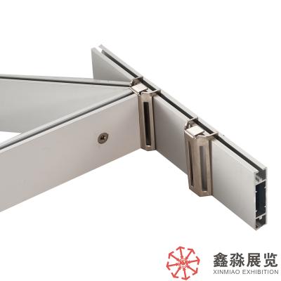 China exhibition booth rack aluminum profile use 3 face hook, ceiling panel hook XM-A048 for sale