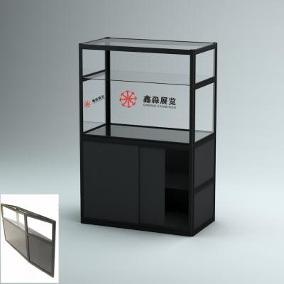 China Aluminum Folding Showcase For Car Assecories, Aluminum Glass Foldable Cabinet For Automotive Accessories for sale