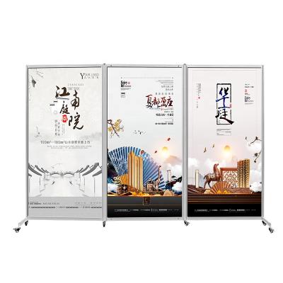 China PRIVACY/ADVERTIZING MODULAR WALL PANELS | MOBILE OFFICE WALL SYSTEMS | FOLDING DIVIDES 1*2.5M or customzied for sale