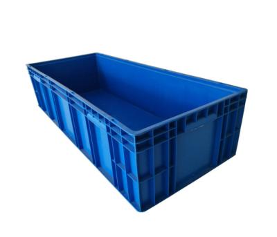 China Large Recyclable Plastic Storage Container Box Turnover Box 800*600*120 For Automotive Industry for sale