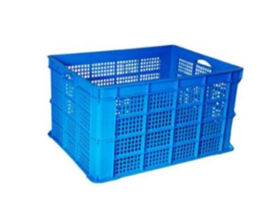 China Large Size Recyclable High Quality Storage Movable Basket / Crate for sale