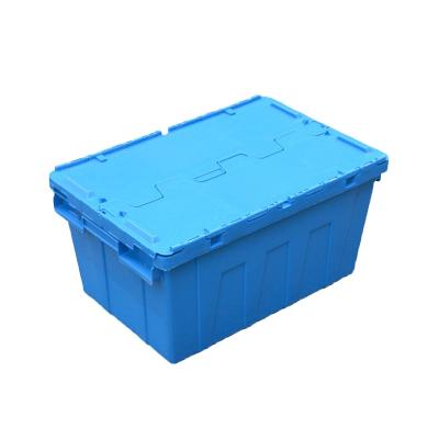 China Solid Storage Box Free Sample Industrial Plastic Movable Bins Boxes With Lids for sale